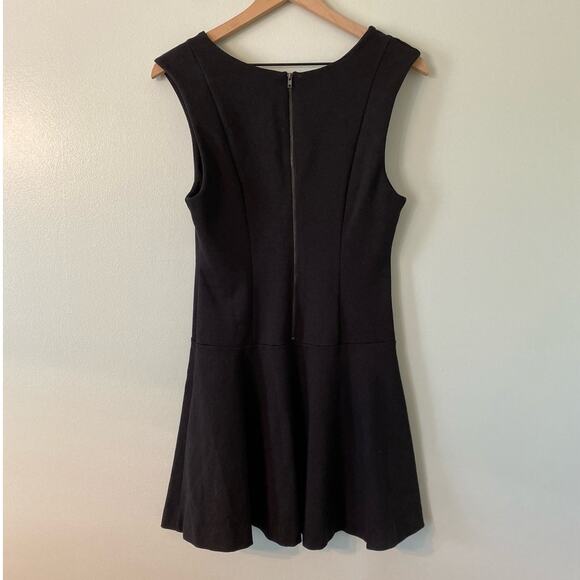 Free People Black Fit and Flare Sleeveless Mini Dress Size Medium - Picture 5 of 9